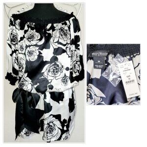 NWT Medium WHMB Silk Top Blouse $108
